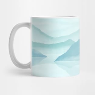 Blue mountain lake Mug